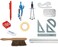 Westcott 16367 15-Piece Architectural Drafting and DrawingTool Set for Math and Geometry, Engineering Students