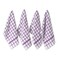 DII Basic Terry Collection Dish Towel Set, 16x26", Eggplant 4 Piece ,CAMZ33326