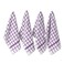 DII Basic Terry Collection Dish Towel Set, 16x26", Eggplant 4 Piece ,CAMZ33326