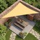 ShadeBeyond 12'X12'X17' Sun Shade Sail Sand Triangle