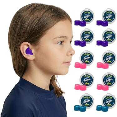 Putty Buddies Earvolution Original Swim Earplugs, Moldable, 10 Pair Pack