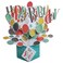 Second Nature Pop Ups Second Nature Birthday Balloons Pop Up Greeting Card - POP169,Multi Colour,20cm x 20cm