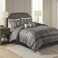 Madison Park Traditional Jacquard Damask Comforter Set, 7PC Cal King