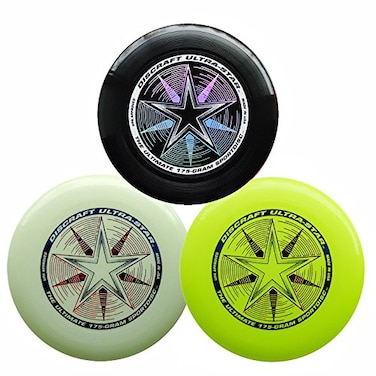 Discraft 175g Ultimate Disc Bundle ,3 DiscsBlack, YellowGlow