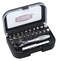 TONE Bit Ratchet Set BRS20 1/4" Hex Shank Bit Black 22-Piece