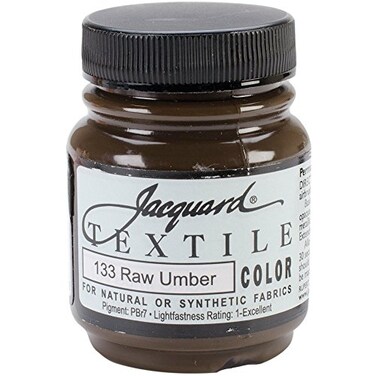 Jacquard Textile Paint 2.25 Oz Raw Umber