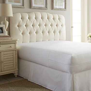 Linen Market Simply Soft Bed Bug Mattress Protector, Twin X-Large, White ,SS-BEDBUG-TWINXL