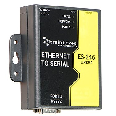 Brainboxes Device Server - 10Mb LAN, 100Mb LAN, RS-232 ,ES-246