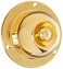 NSI TA1786B Solid Cast Brass Weatherproof Push-Button, Ohm
