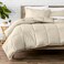 Bare Home Queen Comforter Set - 1800 Ultra Soft ,Queen, Sand
