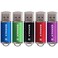 SIMMAX Flash Drive 5 Pack 32GB USB 2.0 Flash Drives Thumb Drive Memory Stick Pen Drive with Led Indicator ,Blue Green Black Red Purple