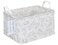 LANGYASHAN Rectangular Collapsible Vehicle Storage Basket Nursery Organizer