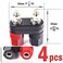 CESS Dual Banana Binding Post Panel Mount Terminal, 4 Pack