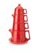 YEDI HOUSEWARE Classic CoffeeTea Tower Tea Set, Red Polka Dot
