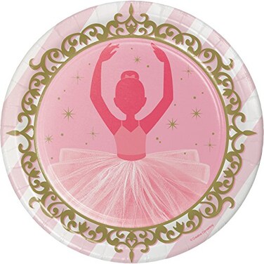 Creative Converting Ballet Paper Plates, 24 ct