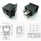 CESS Hull Shape Snap-in KCD1-104 4 Pin ON-Off Switch ,2 Pack