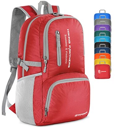 ZOMAKE Lightweight Packable Backpack, Water Resistant Foldable Daypack 35L