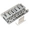 Musiclily Basic 52.5mm Fixed Hardtail Saddle Dual Load Guitar Bridge Chrome