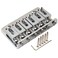 Musiclily Basic 52.5mm Fixed Hardtail Saddle Dual Load Guitar Bridge Chrome