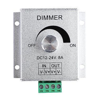 SUPERNIGHT 12V Dimmer Switch, Dimmer Knob Controller Aluminium Case