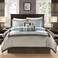 Madison Park Deluxe Hotel Style Comforter Set, 7PC Cal King Bedding Set