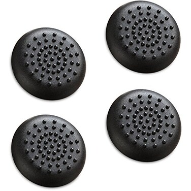 Fosmon Performance Thumb Grips for Xbox Gaming Controller, Black - 4 Pack