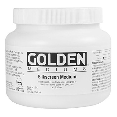 Golden Acrylic Silkscreen Medium - 32 oz Jar