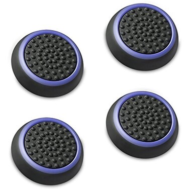 Fosmon Performance Thumb Grips Gaming Controller Joystick Caps Blue, 2 Pair