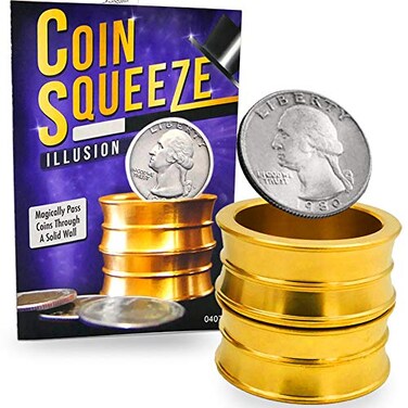 Magic Makers Coin Squeeze Magic Trick