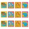 Fun Express 2 1/2" Mini Zoo Animal Plastic Slide Puzzles - 12 Pc.