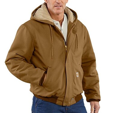 Carhartt Men's Flame-Resistant Duck Active Jacket-Carhartt Brown-3X-Large