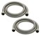 Fluidmaster 9WM60P2HE High Efficiency Washing Machine Connector 2-Pack - 3/4 Hose Fitting x 3/4 Hose Fitting, 60-Inch Length