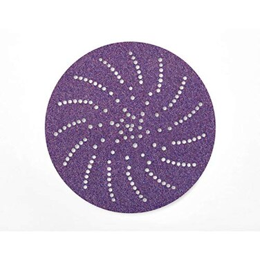 3M Hookit Clean Sanding Paper Disc 732U - 120Grit Vacuum Sanding Disc - C-Weight Backing, Hook and Loop Attachment - 5