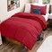 Bare Home Comforter Set - 1800 Ultra Soft ,Twin/Twin XL, Red