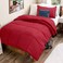 Bare Home Comforter Set - 1800 Ultra Soft ,Twin/Twin XL, Red