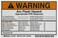 Brady 121079 Write-On Arc Flash Labels ,Warning