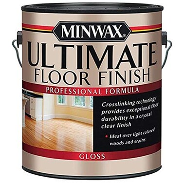 Minwax Ultimate Floor Finish, Gloss, Clear, 1 Gallon