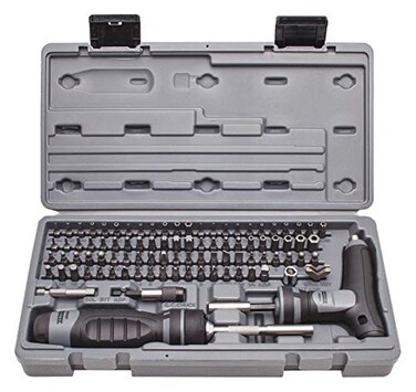 Proto STANLEY-PROTO IND TOOLS POJ61390 MULTI-BIT KIT W/TWO DRIVERS 91 PC