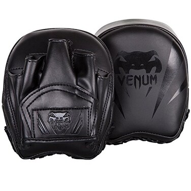 Venum Elite Mini Punch Mitts - Black/Black, One Size