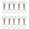 Honbay 10PCS Detachable Pull Apart Key Rings Keychains Heavy Duty Dual Key Ring Snap Lock Holder