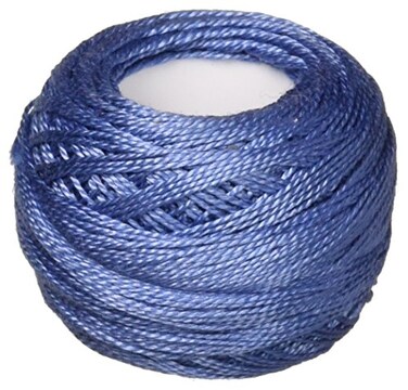 DMC 116 8-322 Pearl Cotton Thread Balls, Dark Baby Blue, Size 8