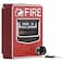 UHPPOTE Wired Emergency Fire Alarm Station 9-28VDC Conventional Dual Action Manual Call Point