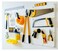 WallPeg Pegboard Panel and Accessory Kit&ldquo; 3 Count Large White Peg Board Panels with 36 Self-Locking FlexLock Peg Hooks for Home, Garage, Tool Storage