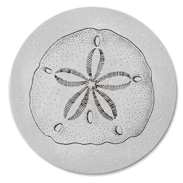 Thirstystone Sand Dollar Round Stone Coaster 4 Pack