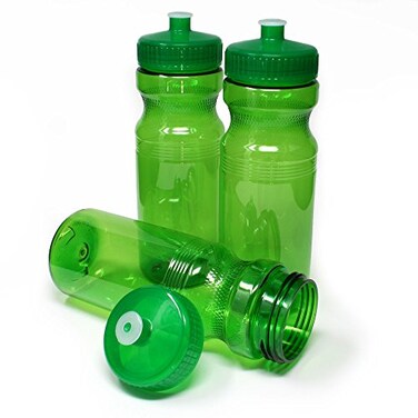 Rolling Sands 24oz Drink Bottles Go Green ,Set of 3