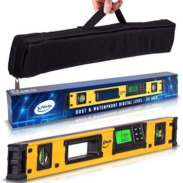 Shefio 24 Inch Digital Level - Torpedo Level and Protractor - Smart Level Tool