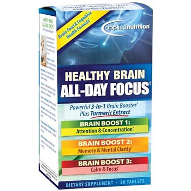 Applied Nutrition Healthy Brain All-Day Focus Cognitive Support