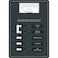 Blue Sea Systems 8043 Traditional Metal Panel - AC Main3 Positions, AC Voltmeter,beige