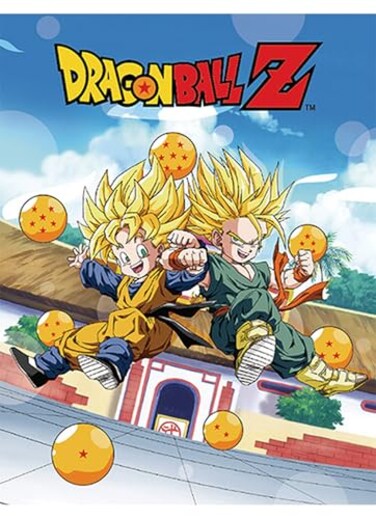 Great Eastern Dragon Ball Z - TrunksGoten Sublimation Throw Blanket