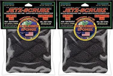 Jetz-Scrubz The Original Magic Rectangle Scrubber Sponge ,Pack of 2